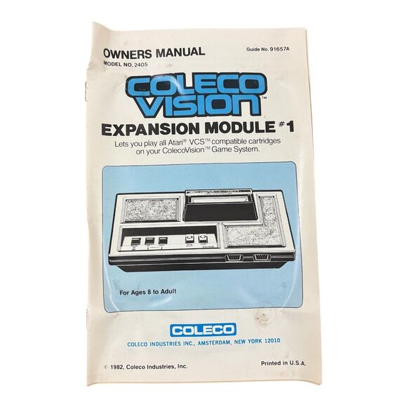 ColecoVision Expansion Module #1 Atari 2600 Game Adapter Tested & Working - Picture 9 of 12